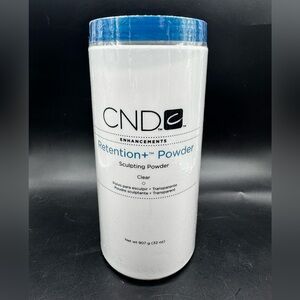 CND Acrylic Powder Retention+ Sculpting Powder CLEAR